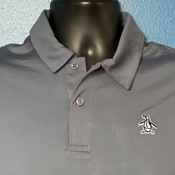 Original Penguin NWOT by Munsingwear Men's Gray Athletic/Golf Polo Shirt - Picture 3 of 8